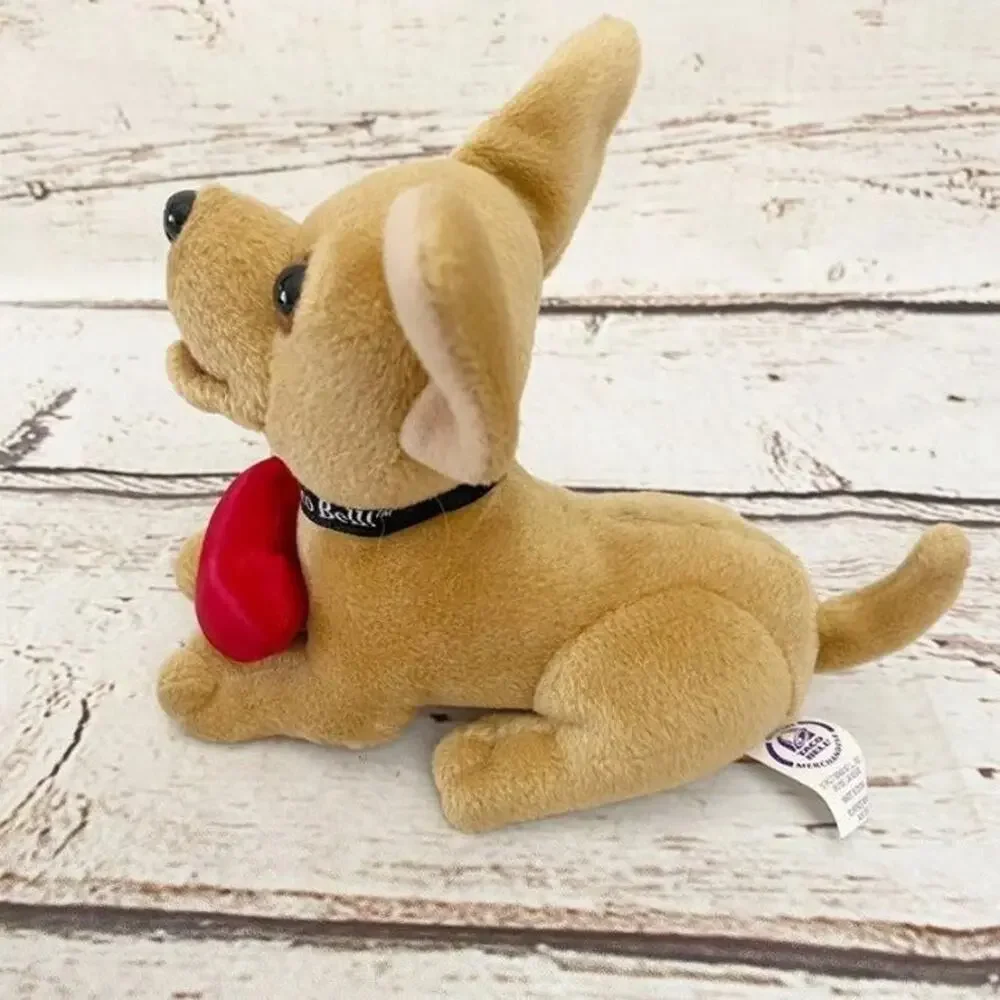 TACO BELL Chihuahua Dog Plush Red Heart Vintage Advertising Collectible - Picture 2 of 5